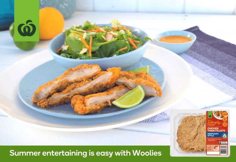Image of Woolworths Chicken Thigh Fillets Kentucky Style for the Woolworths Chicken Thigh Fillets Kentucky Style Review