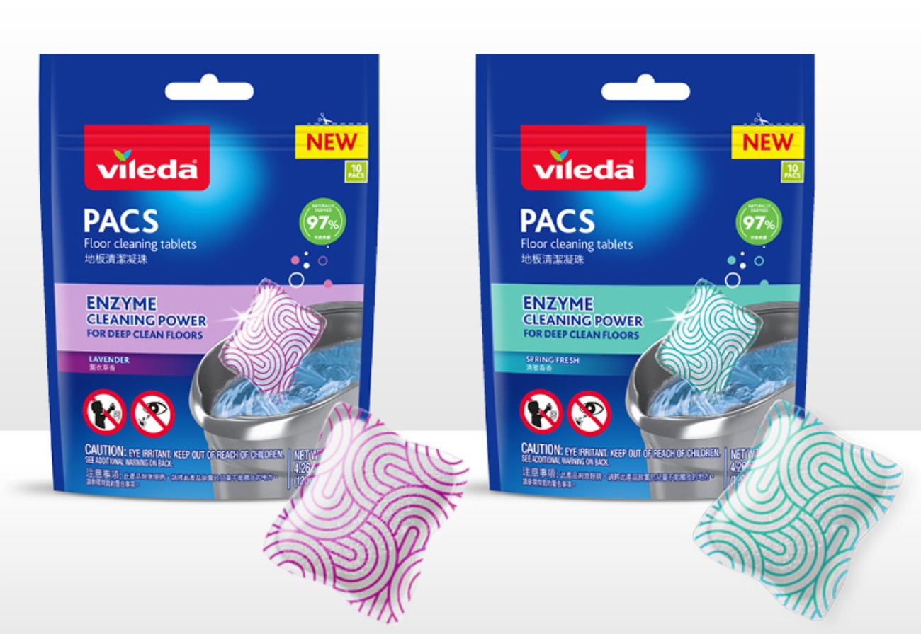 vileda pacs floor cleaning tablets review