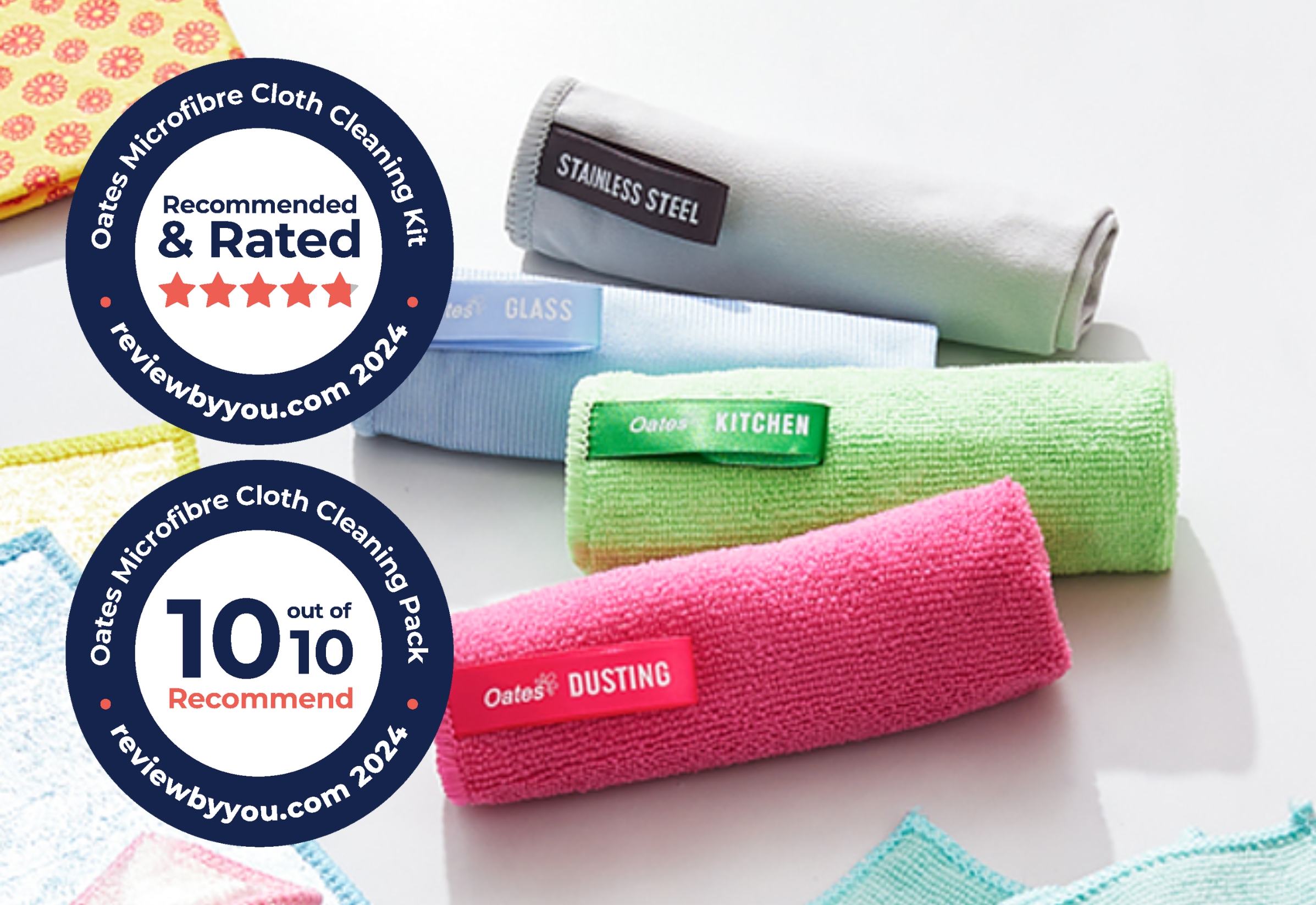 Oates Microfibre Cloth Cleaning Kit 4pk review with 9/10 recommendation