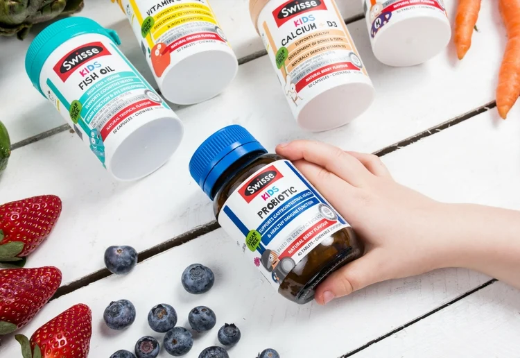 Swisse Kids Calcium + D3 and Swisse Kids Probiotic