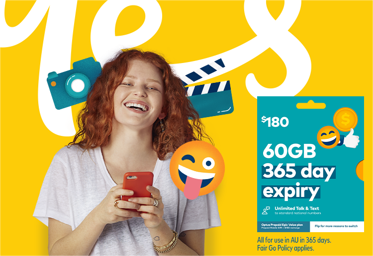 Optus Prepaid Sim – Epic Value Plan