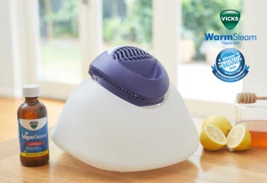 Vicks Vaporizer on counter.