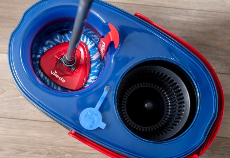 Vileda Rinse Clean Spin Mop & Bucket Set.