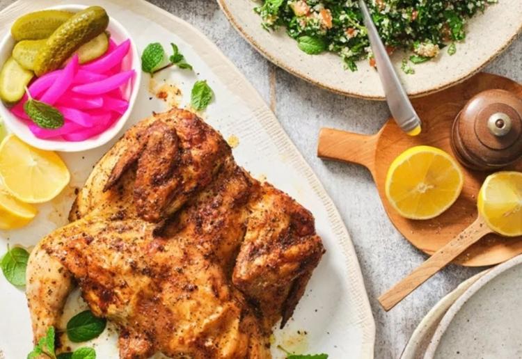 Steggles Family Roast Split Chicken Smoky Charcoal