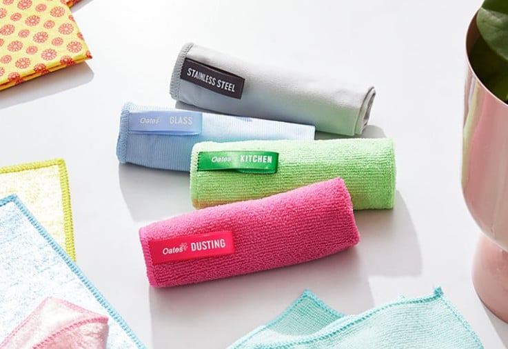 Oates Microfibre Cloth Cleaning Kit 4pk.